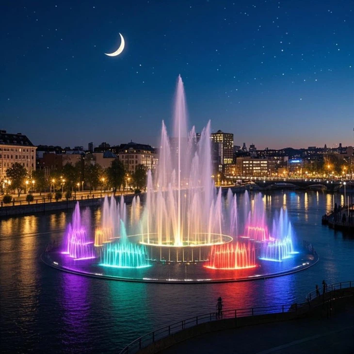 Music Dancing Water Square Fountain high quality Music Dancing Water Square Fountain high quality